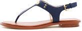 Thumbnail for your product : MICHAEL Michael Kors Flat T-Strap Thong Sandal