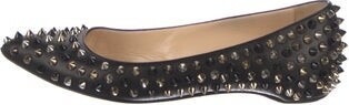 Christian Louboutin Pigalle Spike Flats Spike Accents Flats