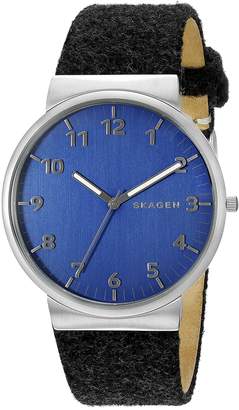 Skagen Men's SKW6232 Ancher Grey Leather Watch