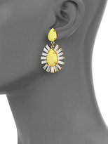 Thumbnail for your product : ABS by Allen Schwartz Baguette & Pear-Shaped Earrings