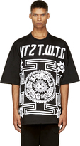 Thumbnail for your product : Kokon To Zai Black Oversized Insignia T-Shirt