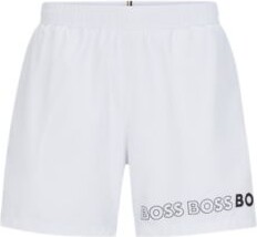 HUGO BOSS Swim shorts with repeat logos
