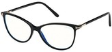 Thumbnail for your product : Tom Ford 54MM Blue Block Cat Eye Eyeglasses