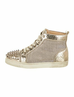 Gold studded sneakers Clearance