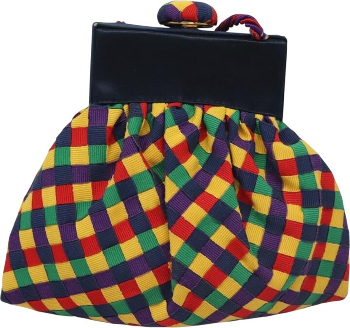 Bottega Veneta Multicolour Canvas Shoulder Bag (Pre-Owned)