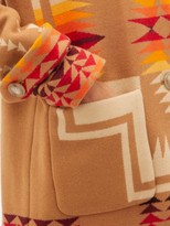 Thumbnail for your product : Pendleton Harding Geometric-intarsia Wool-blend Coat - Beige Multi