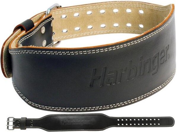 Harbinger 4" Leather Weightlifting Belt