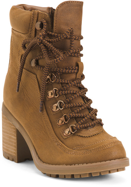 ygritte heeled hiker bootie