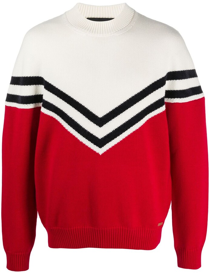 dsquared2 black and red jumper