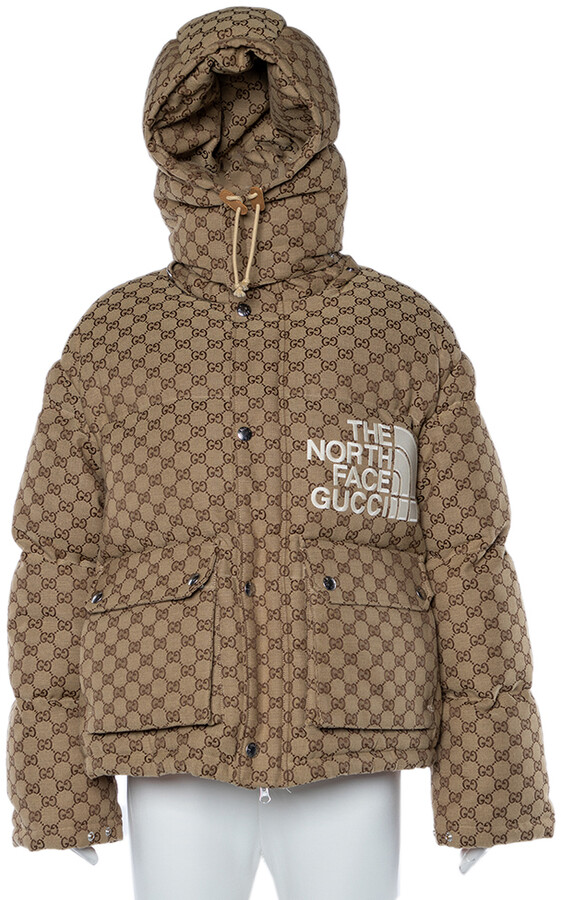 gucci monogram puffer jacket