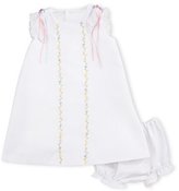 Thumbnail for your product : Luli & Me Sleeveless Embroidered Pique Dress, White, Size 3-18 Months