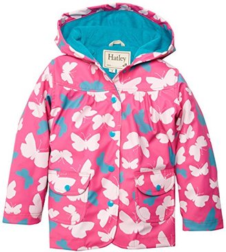Hatley Little Girls' Girls Butterflies Raincoat