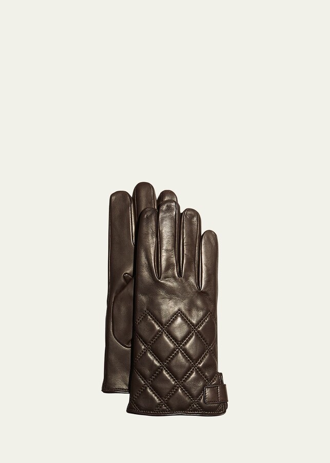 Mens Brown And Black Leather Gloves | Shop the world's largest collection  of fashion | ShopStyle