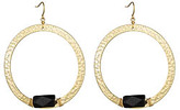 Thumbnail for your product : Yochi Design Yochi Gold And Black Earrings