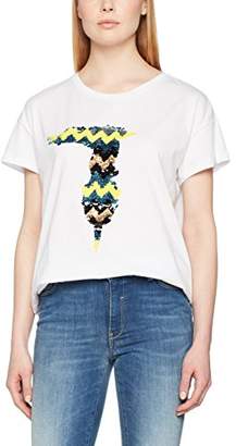 Trussardi Jeans Women's 56T00072-1T000797 T-Shirt, (White W001)