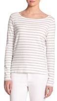 Thumbnail for your product : Eileen Fisher Organic Cotton Striped Top