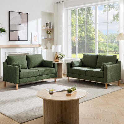 Ebern Designs Lagoa 2 - Piece Modern Upholstered Living Room Sofa Set