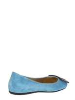Thumbnail for your product : Roger Vivier 10mm Gommette Suede Ballerina