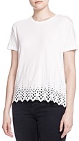 Thumbnail for your product : The Kooples Embroidered Eyelet Tee