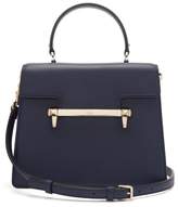 Thumbnail for your product : Valentino Uptown Leather Top Handle Bag - Womens - Navy