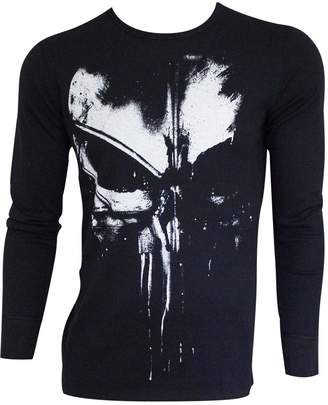 Impact Daredevil Distressed Punisher Adult Thermal Long Sleeve T-Shirt Tee
