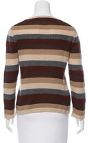 Thumbnail for your product : Prada Cashmere Striped Sweater