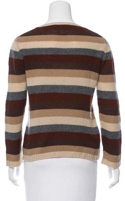 Prada Cashmere Striped Sweater