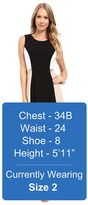 Thumbnail for your product : Calvin Klein Color Block Flare Dress