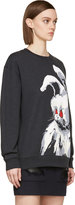 Thumbnail for your product : McQ Grey Angry Bunny Sweatshirt