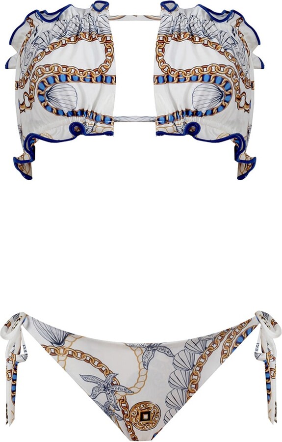 Nur Karaata White Sun Tropezienne Bikini Set