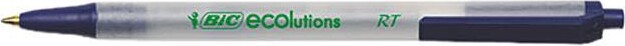 BIC CSEM11BE EcoLutions Clic Stic Ballpoint Retractable Pen, Blue Ink, Medium, Dozen