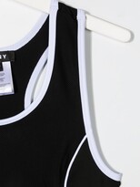 Thumbnail for your product : DKNY Logo Cropped Top