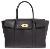 Thumbnail for your product : Mulberry 'New Bayswater' Grained Leather Satchel - Black