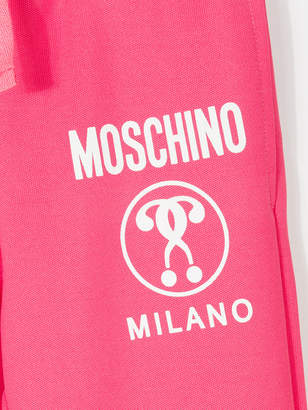 Moschino Kids track pants with logo