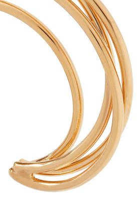 Natasha Schweitzer - Lindsey 14-karat Gold-plated Hoop Earrings