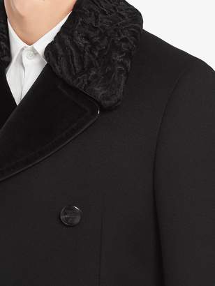 Prada double breasted wool coat