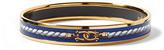 Thumbnail for your product : Hermes Luxe Vintage Finds Enamel Rope Narrow Bangle