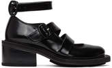Thumbnail for your product : Simone Rocha Black Leather Open Brogue Heels