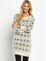 Thumbnail for your product : South Snowflake Fluffy Christmas Jumper Dress