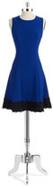 Thumbnail for your product : Badgley Mischka BELLE BY Lace Accented Sheath Dress