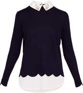 Thumbnail for your product : Ted Baker Suzaine Embellished Collar Jumper