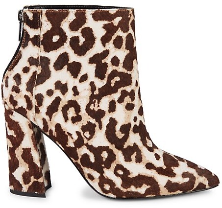 charles david leopard booties