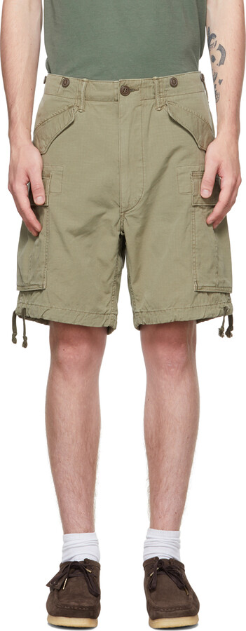 Ralph Lauren RRL Green Ripstop Cargo Shorts - ShopStyle
