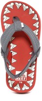Thumbnail for your product : Reef Ahi Glow Red Shark Thong Sandal (Toddler, Little Kid, & Big Kid)