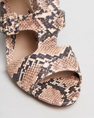 Missguided Multi-Buckle Block Stack Sandals