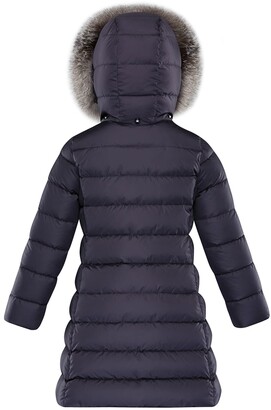 Moncler Girl's Abelle Quilted Fur-Trim Jacket, Size 8-14 - ShopStyle