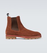 Thumbnail for your product : Christian Louboutin Alpinono suede Chelsea boots