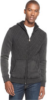 Thumbnail for your product : INC International Concepts Acid Wash Chain-Link Faux-Fur Lined Hoodie