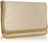 Thumbnail for your product : Stella McCartney The Falabella faux brushed-leather clutch