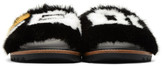 Thumbnail for your product : Fendi Black Mania Fur Slides
